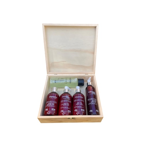[KITM250ML] zKit de Cuidado Personal Mediano en Madera